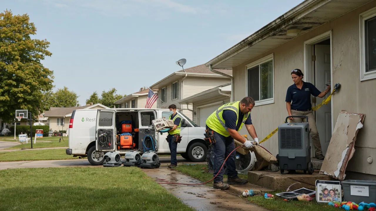 Water Damage Restoration in Gypsum, OH near me